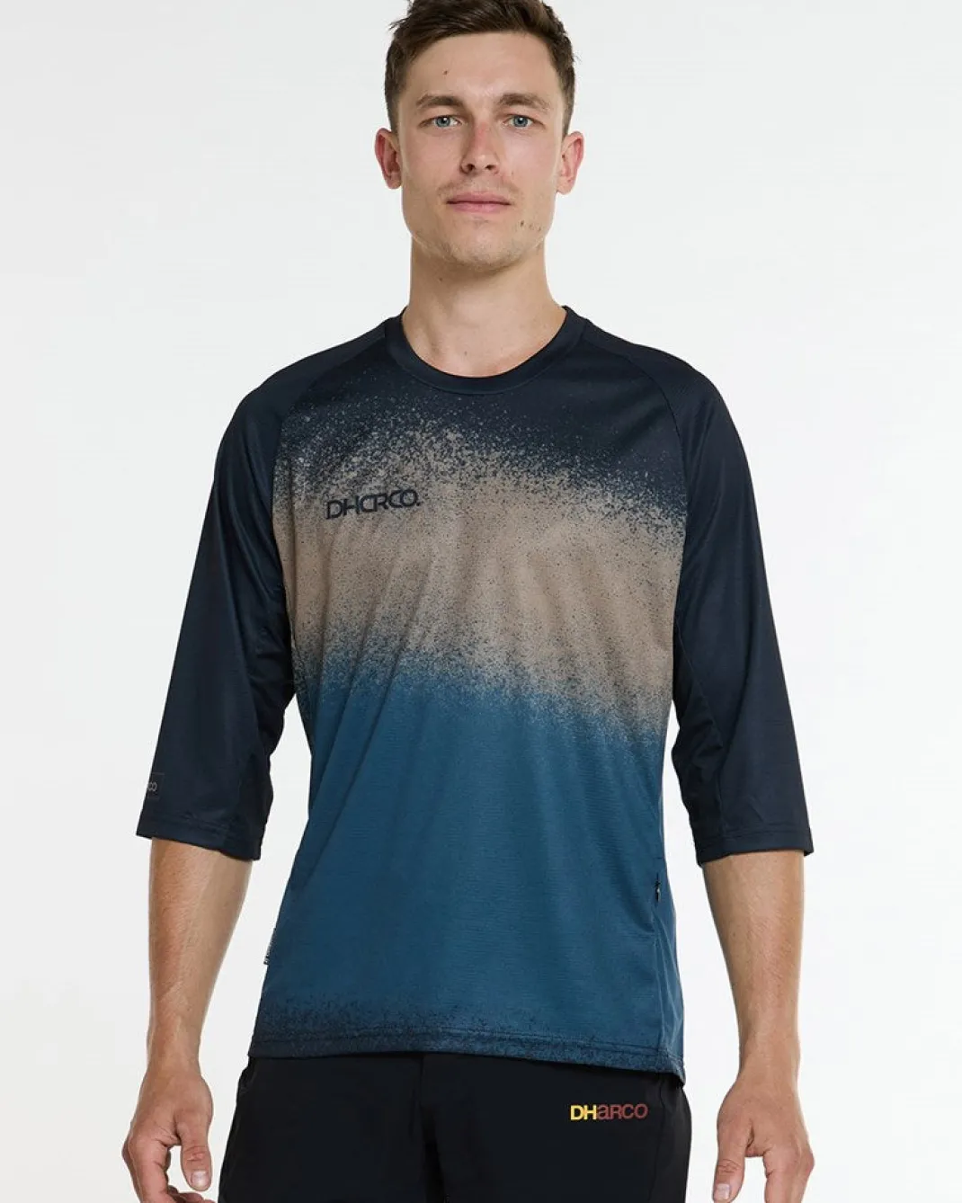 Mens 3/4 Sleeve Jersey | Dusty Waters