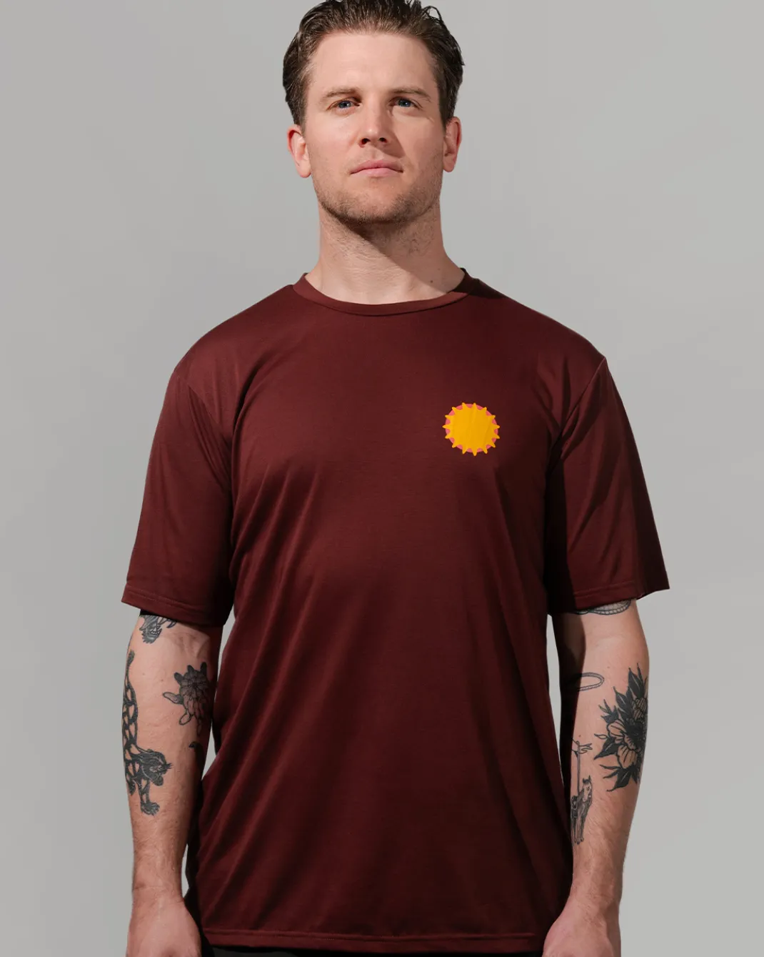 Mens Short Sleeve Tech Tee | It's Sunny X DHaRCO
