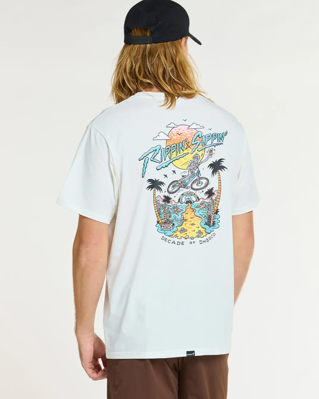 Mens Cotton Tee | Decade of DHaRCO White