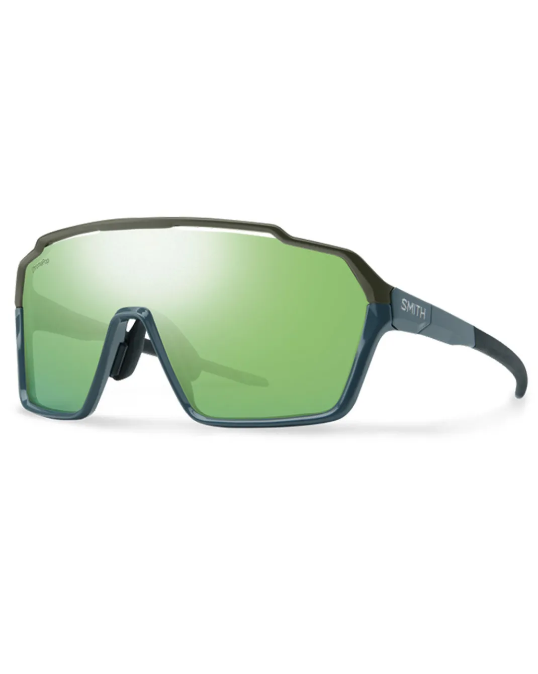 Smith Shift XL MAG Stone / Moss w/ ChromaPop Green Mirror
