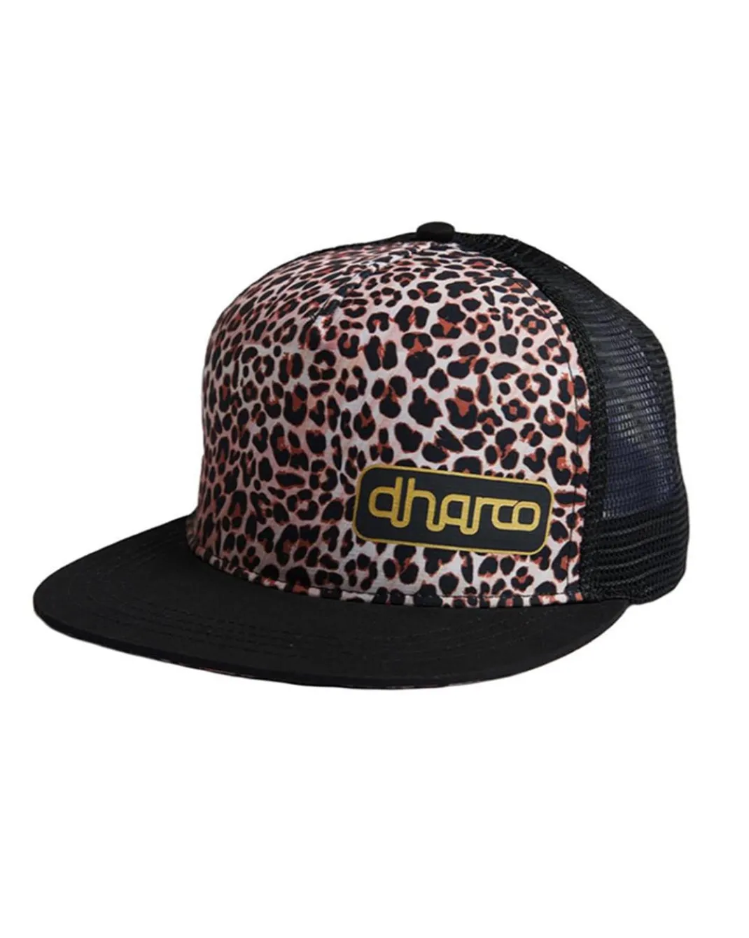 Flat Brim Trucker | Leopard