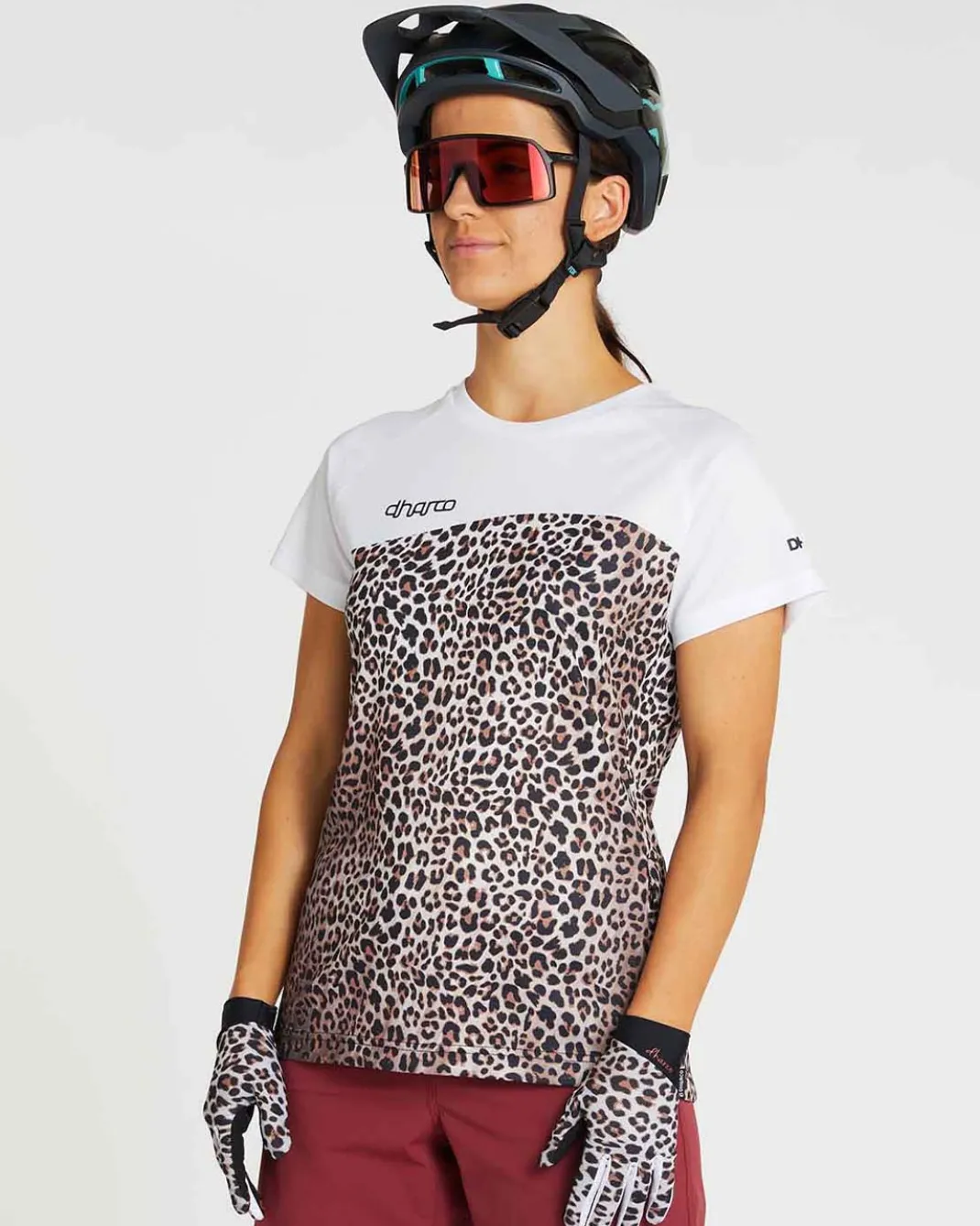 Womens Short Sleeve Jersey | Leopard